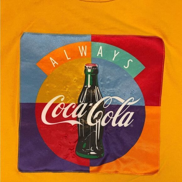 Champion Coca Cola Graphic T-shirt Men Large Short Sleeve Multicolor - Picture 2 of 7